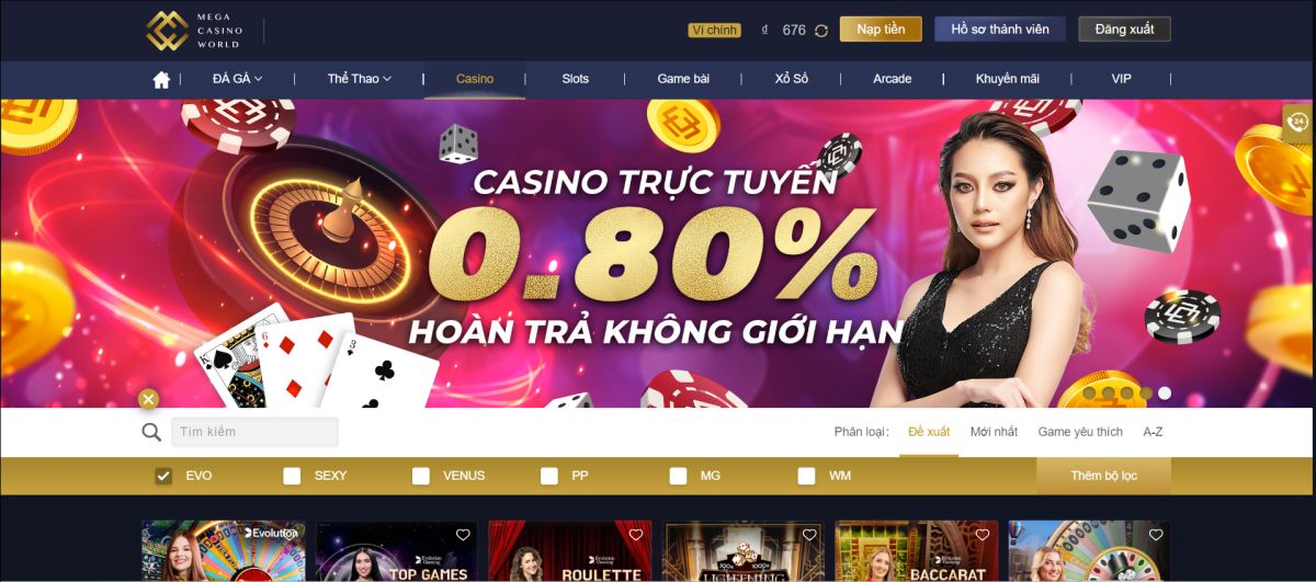 Khái quát về casino trực tuyến